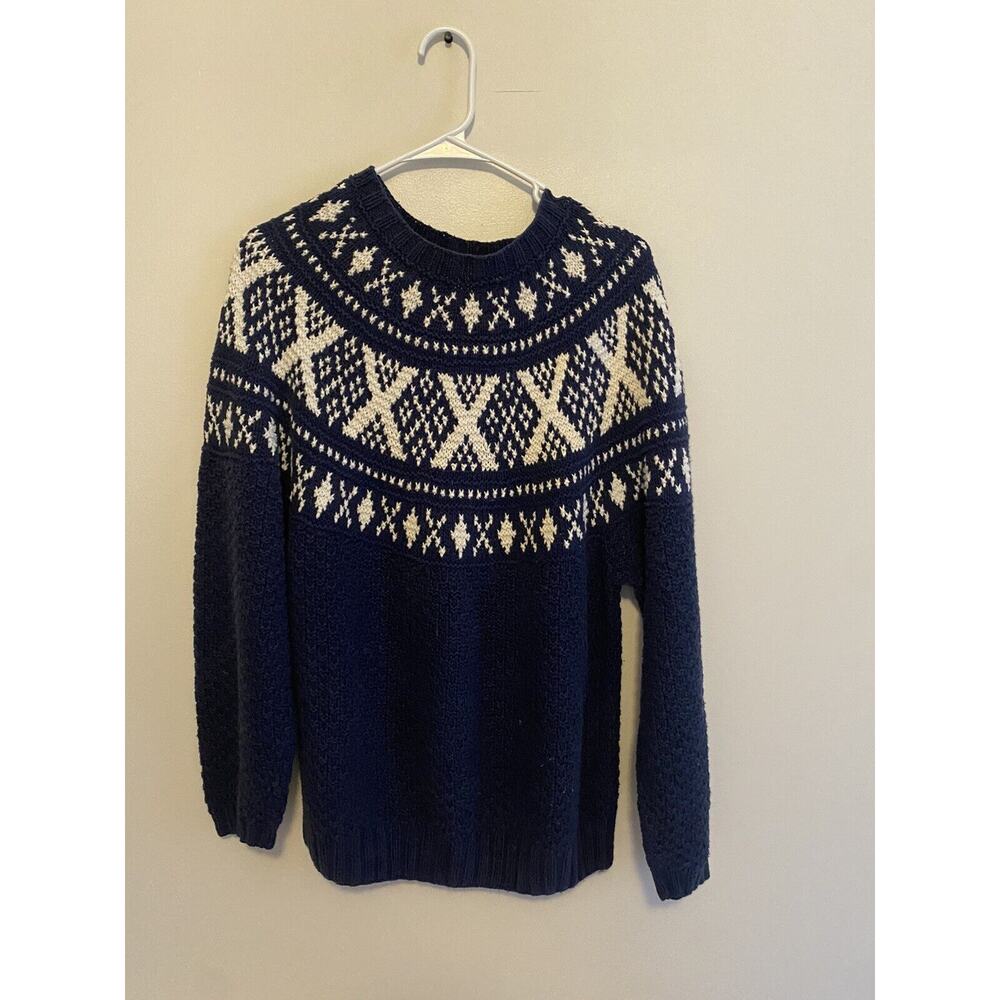VTG Distinction Hand Knitted Chunky Sweater Winter Sizelarge